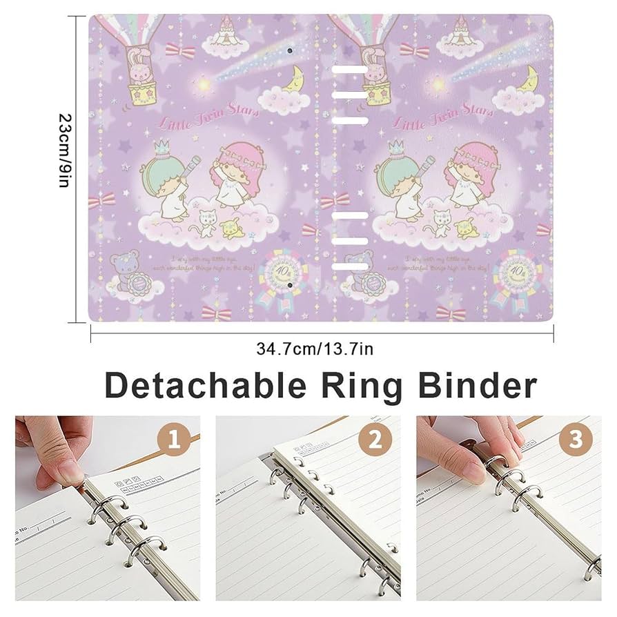 キキララ　ノート Amazon.co.jp: キキララ バインダーノート 日記帳 システム手帳